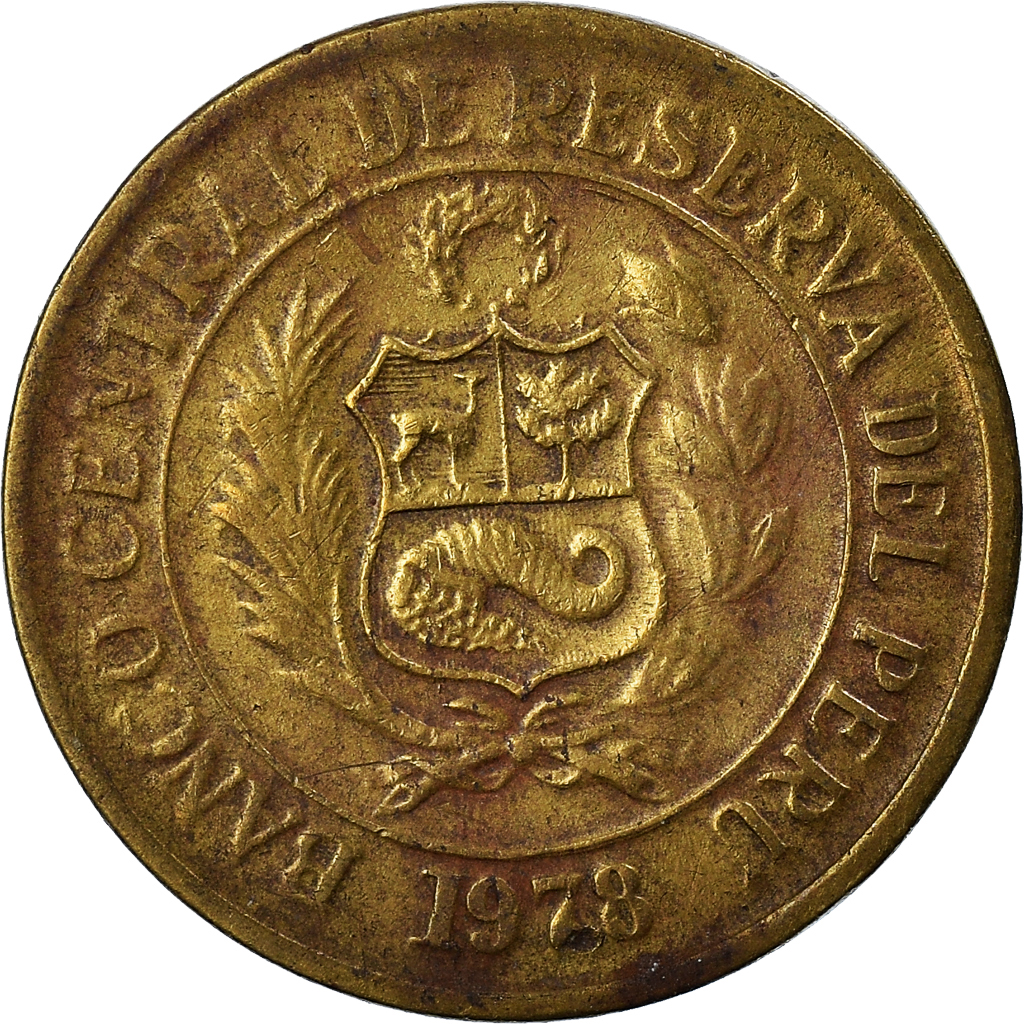 Coin, Peru, 10 Soles, 1978