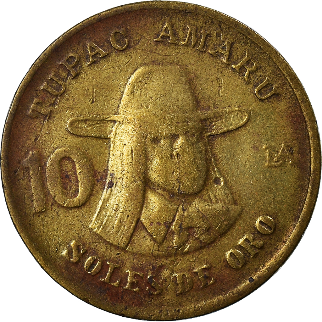 Coin, Peru, 10 Soles, 1978