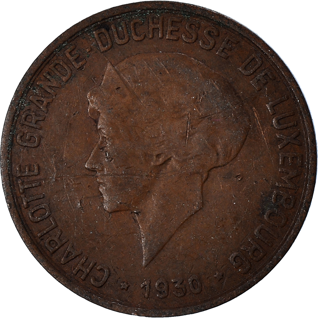 Moneda, Luxemburgo, 10 Centimes, 1930