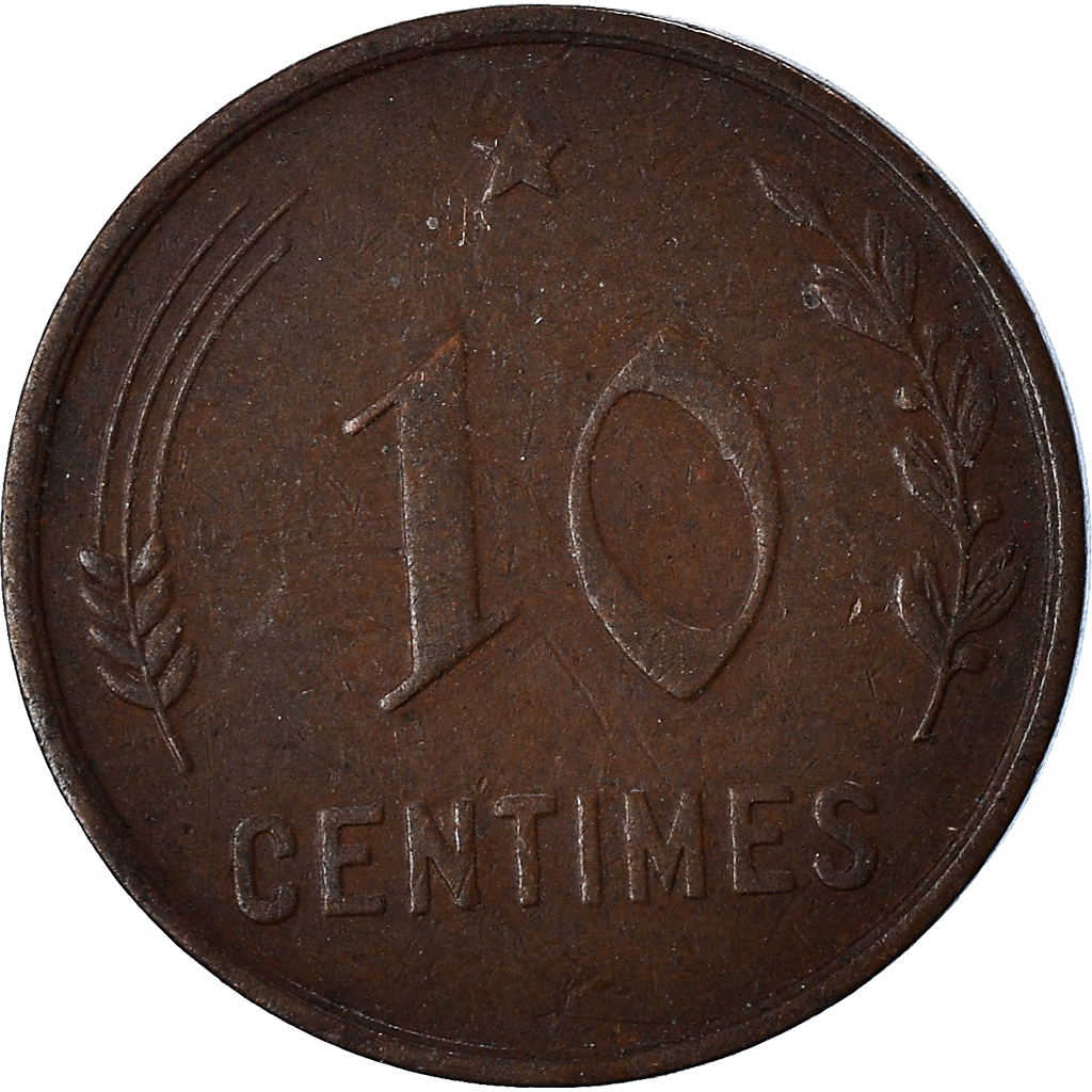 Moneda, Luxemburgo, 10 Centimes, 1930