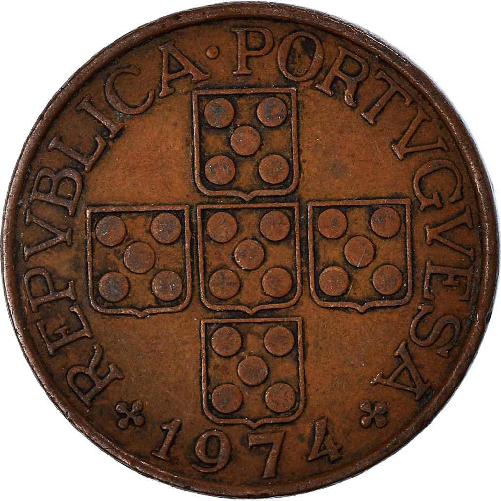 Moneda, Portugal, Escudo, 1974