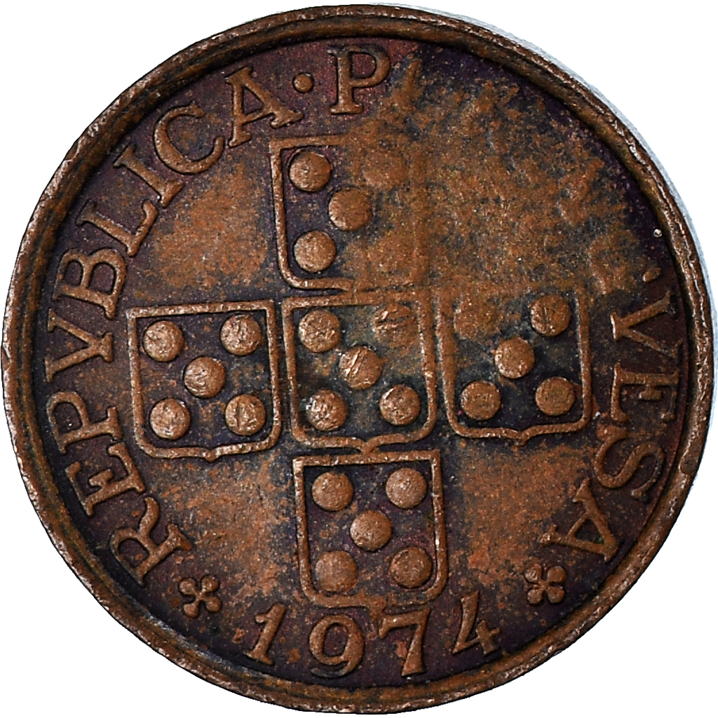 Moneda, Portugal, 20 Centavos, 1974