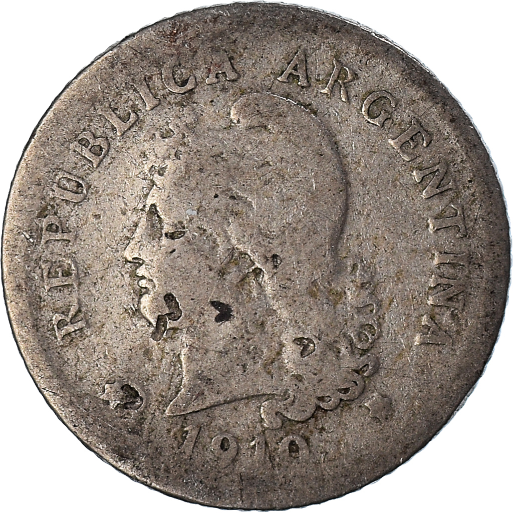 Coin, Argentina, 10 Centavos, 1919