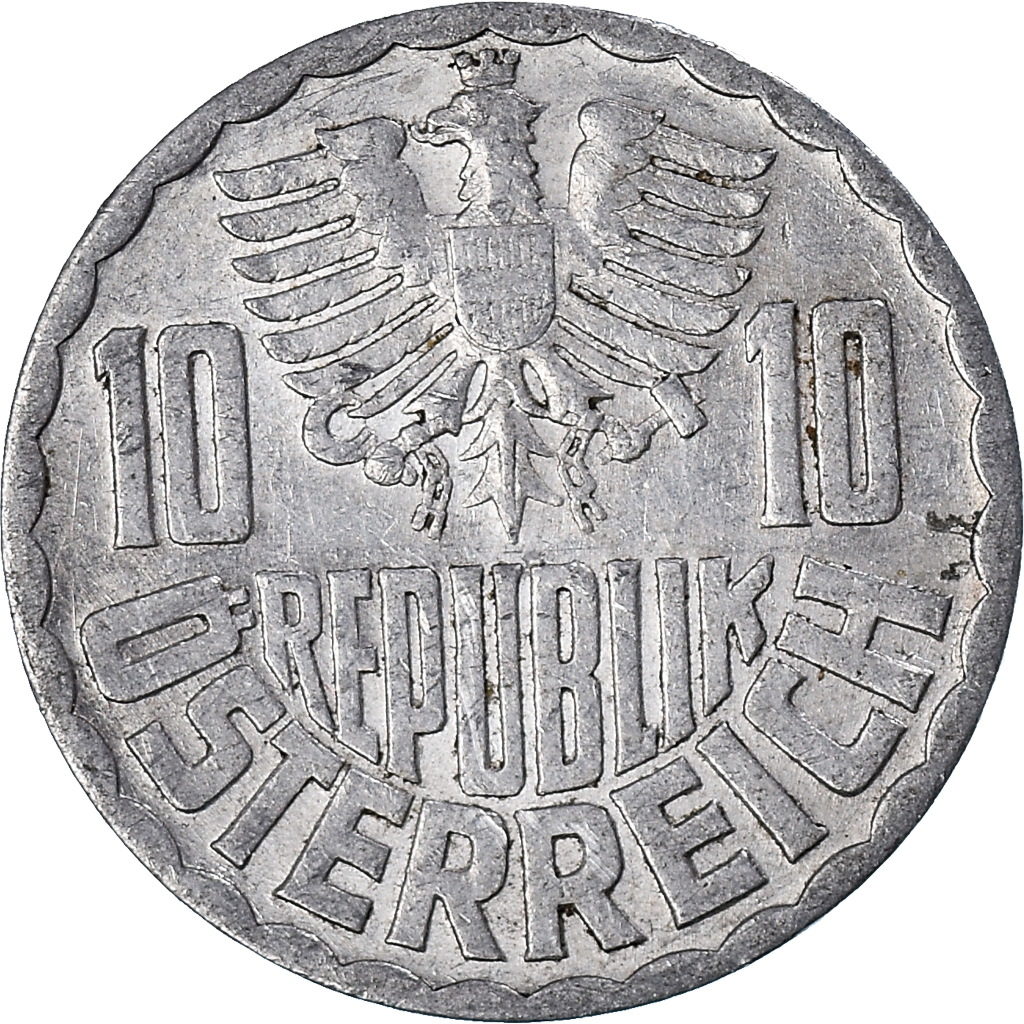 Moneda, Austria, 10 Groschen, 1957