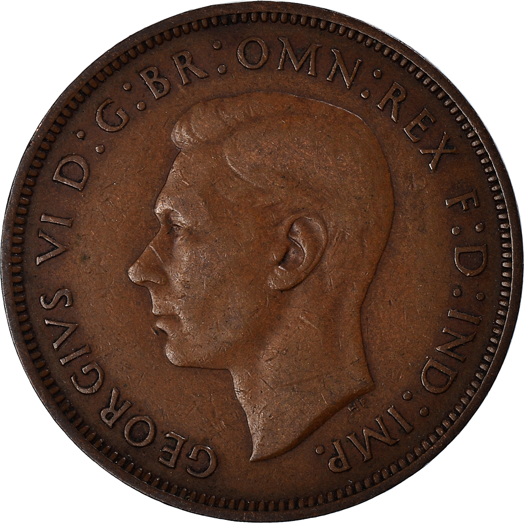 Moneda, Gran Bretaña, Penny, 1939