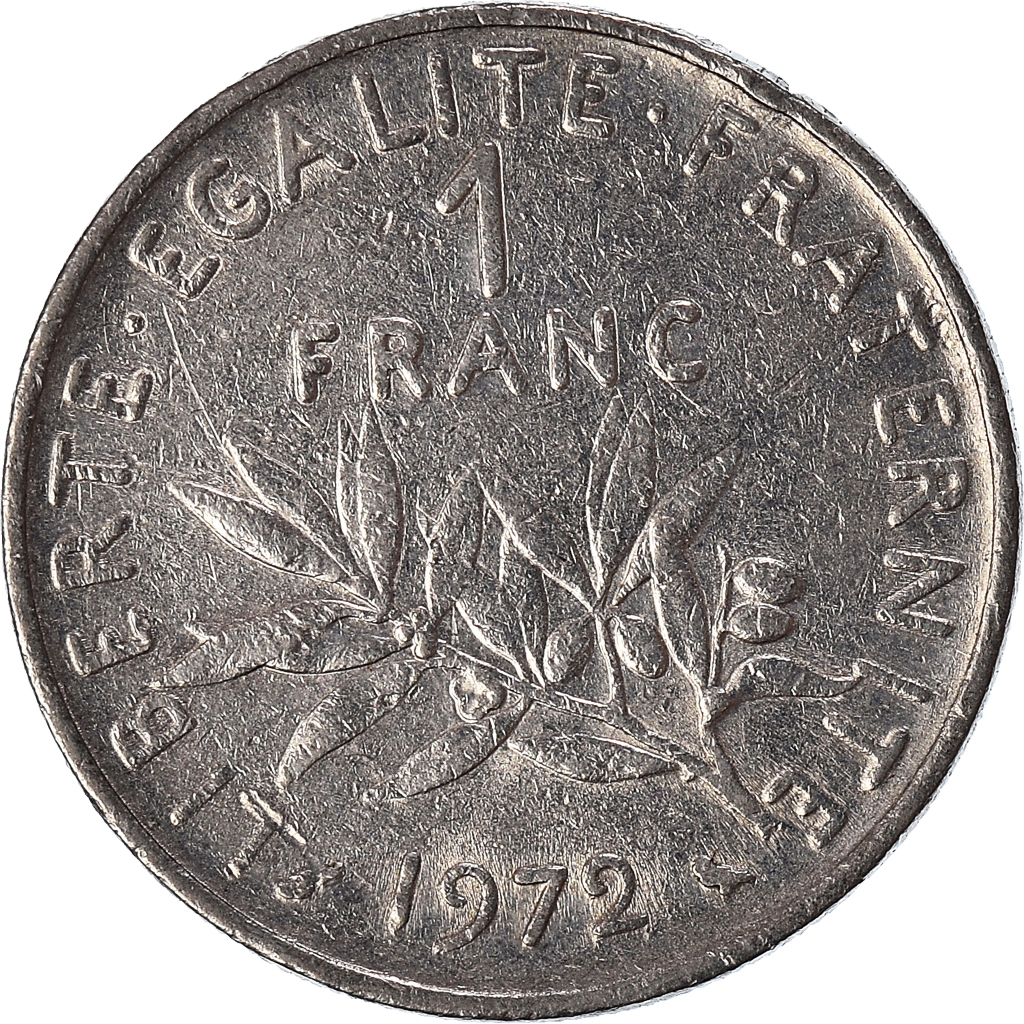 Moneda, Francia, Franc, 1972