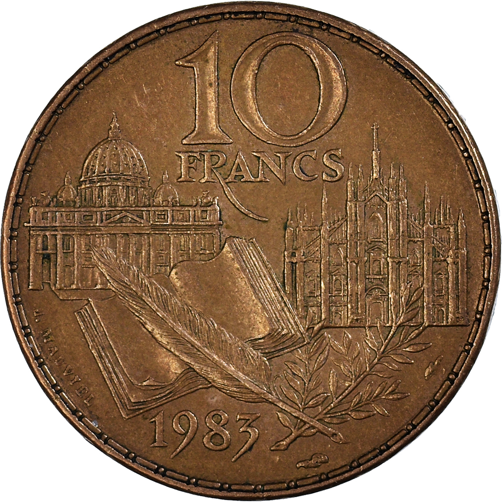 Coin, France, 10 Francs, 1983