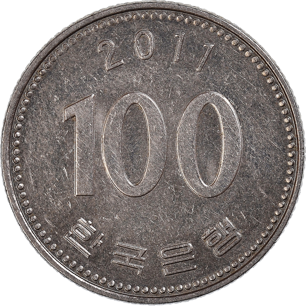 Coin, KOREA-SOUTH, 100 Won, 2011