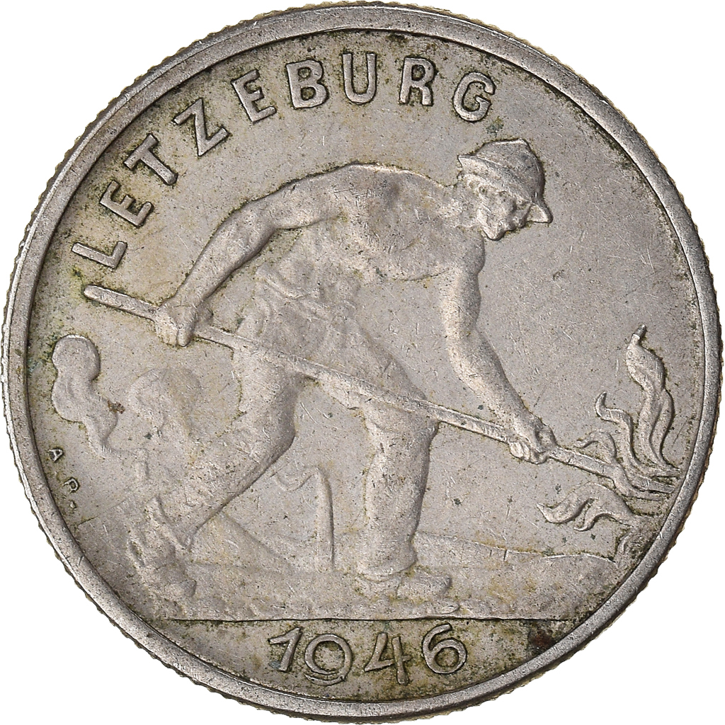 Moneda, Luxemburgo, Franc, 1946