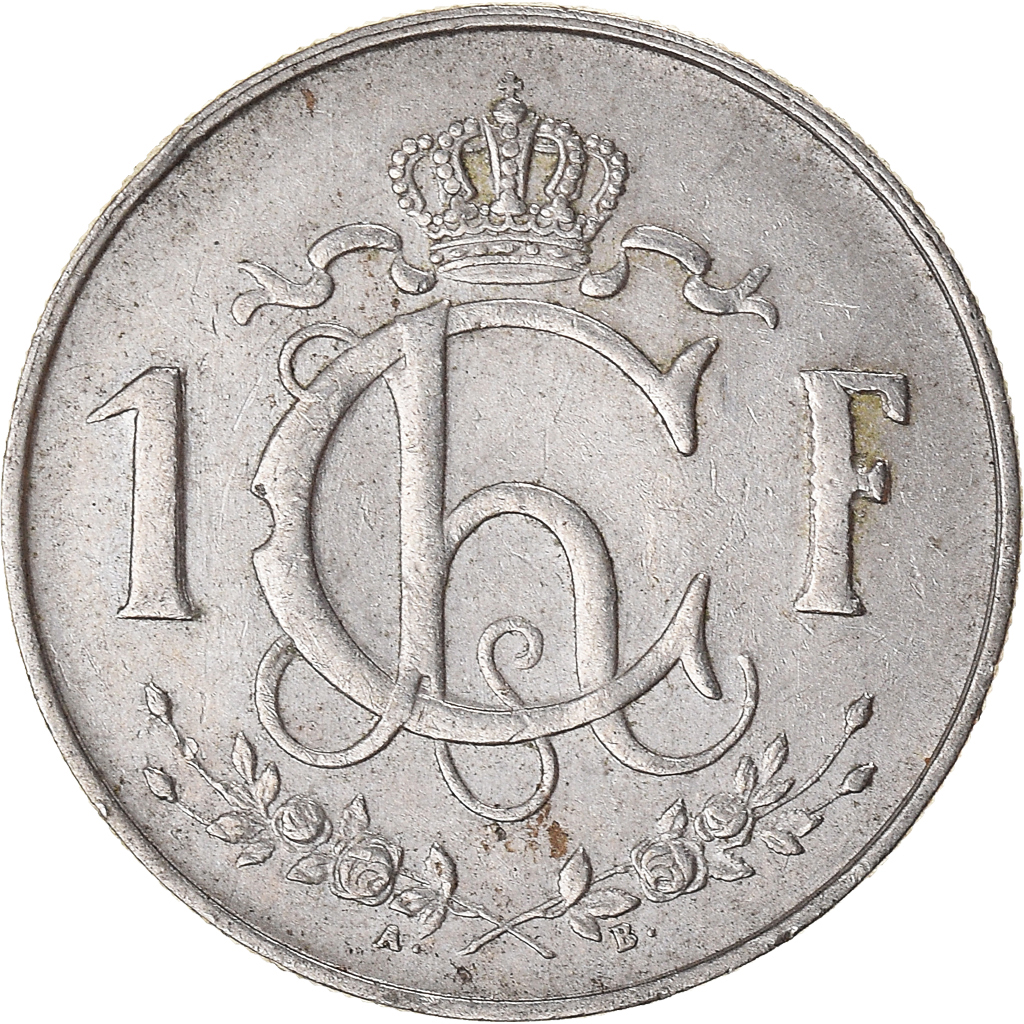 Moneda, Luxemburgo, Franc, 1955