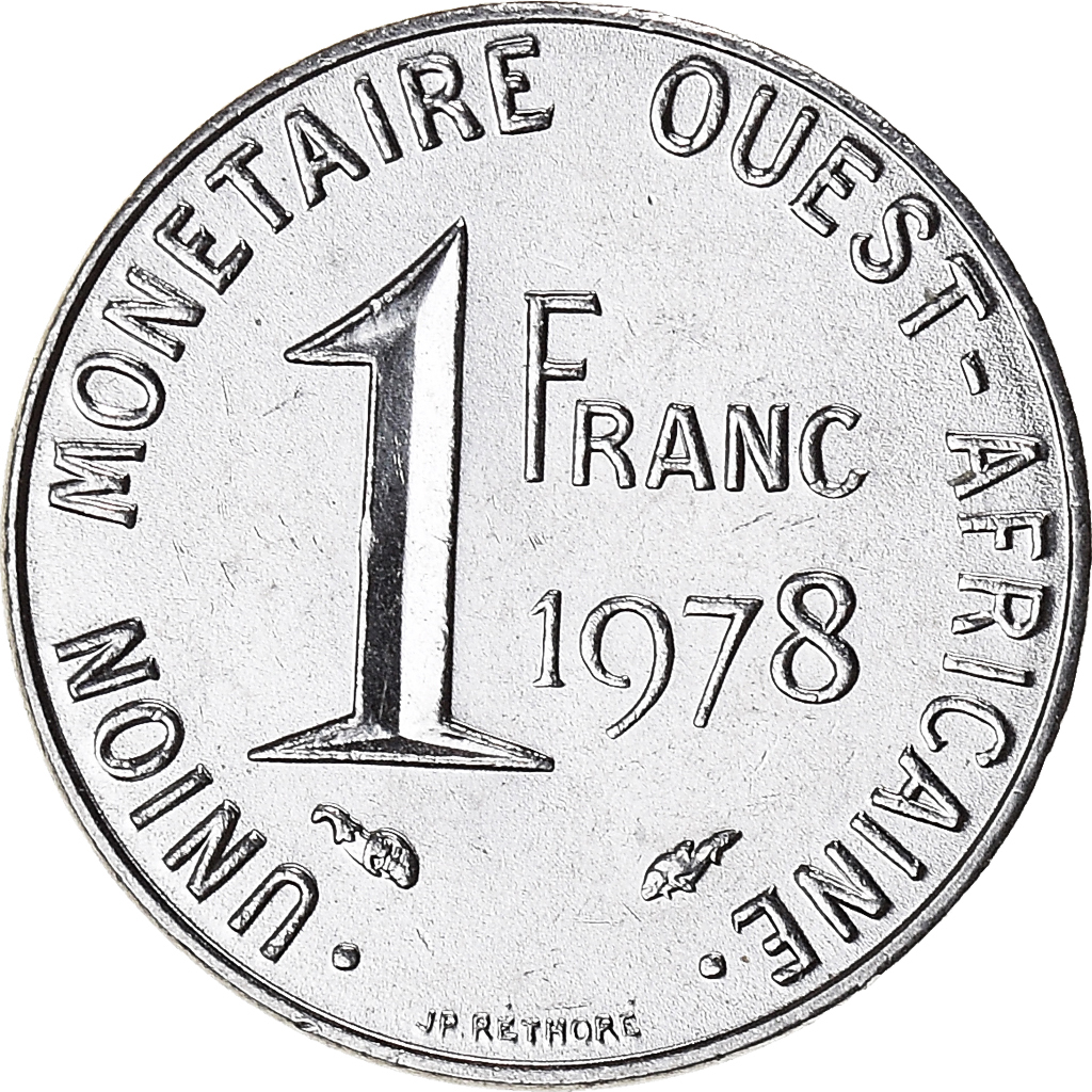 Moneda, Estados del África Occidental, Franc, 1978