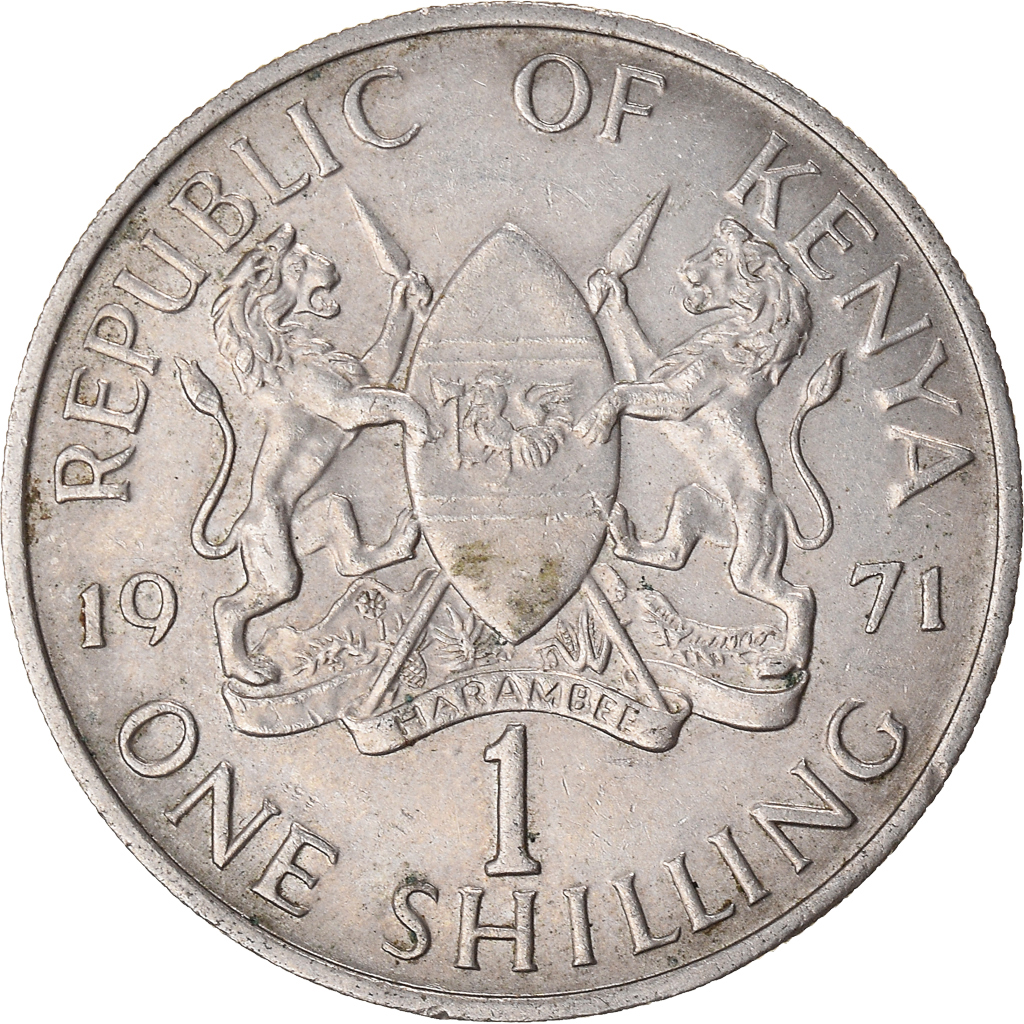 Moneda, Kenia, Shilling, 1971