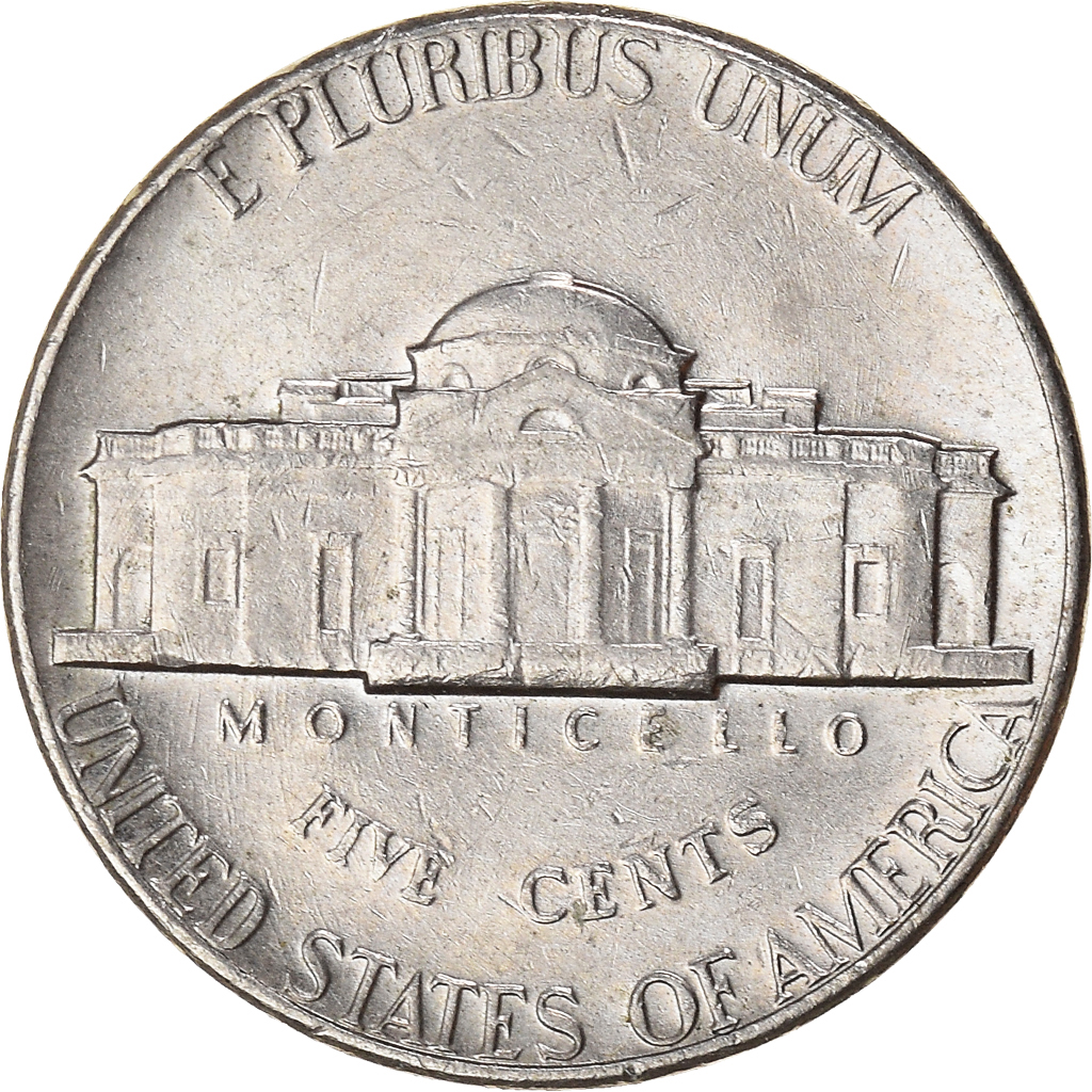 Moneda, Estados Unidos, 5 Cents, 1976