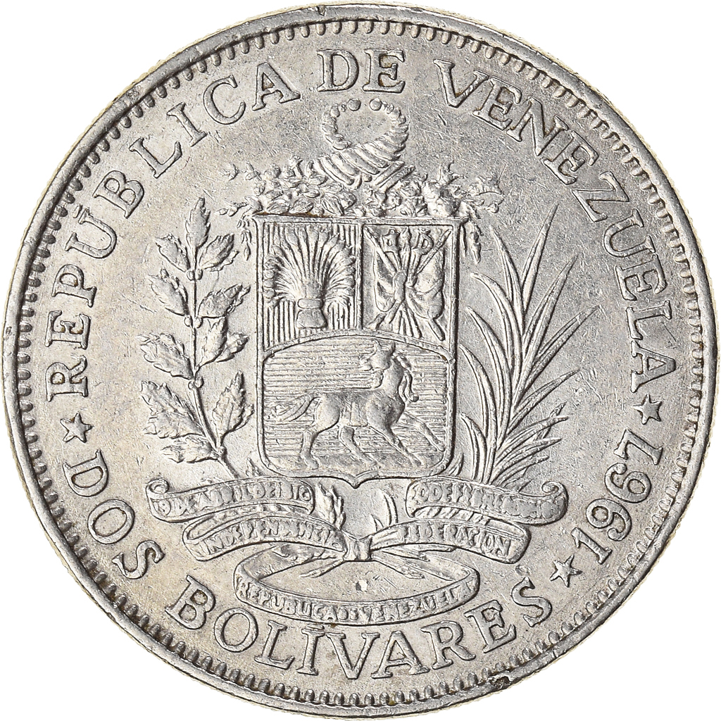Coin, Venezuela, Bolivar, 1967