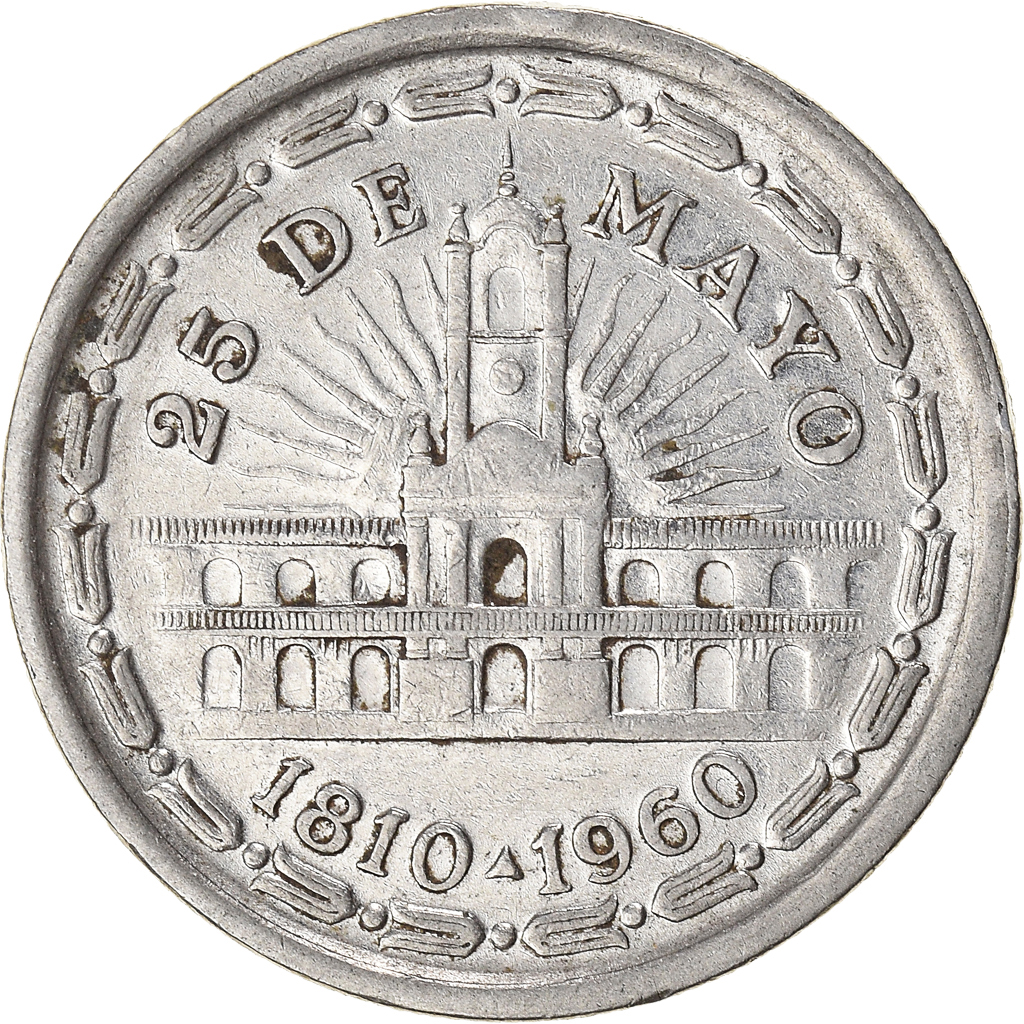 Coin, Argentina, Peso, 1960