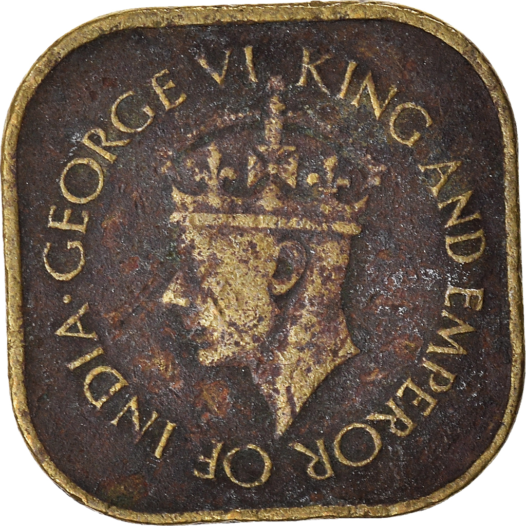 Moneda, Ceilán, 5 Cents, 1945
