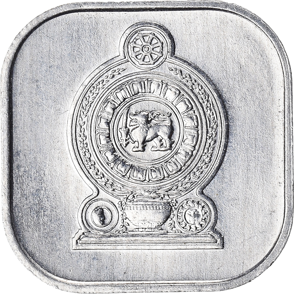 Moneda, Sri Lanka, 5 Cents, 1978