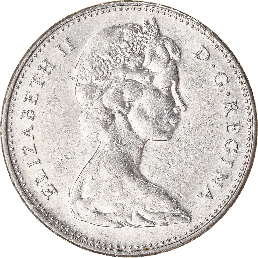 Coin, Canada, 5 Cents, 1977