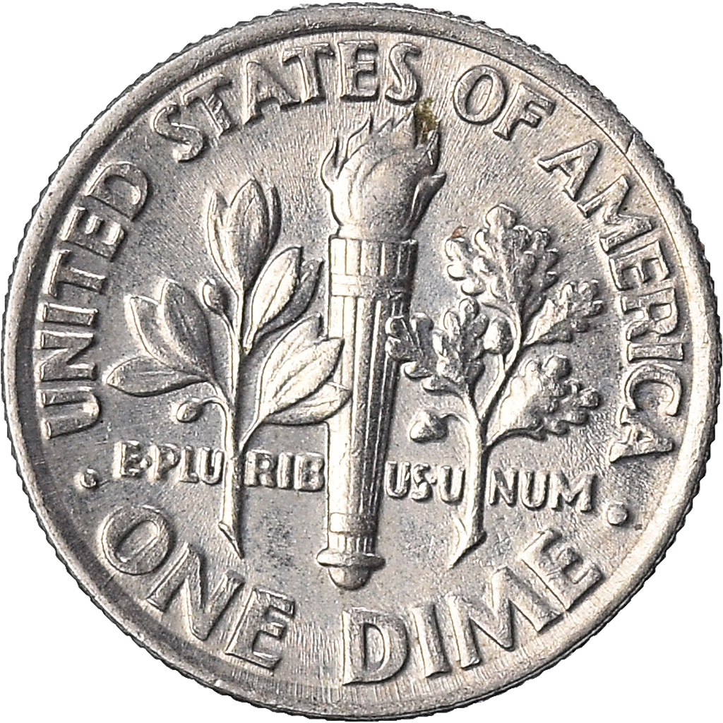 Moneda, Estados Unidos, Dime, 1993