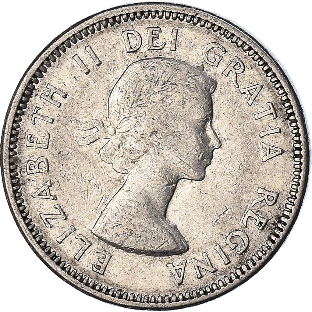 Coin, Canada, 5 Cents, 1963