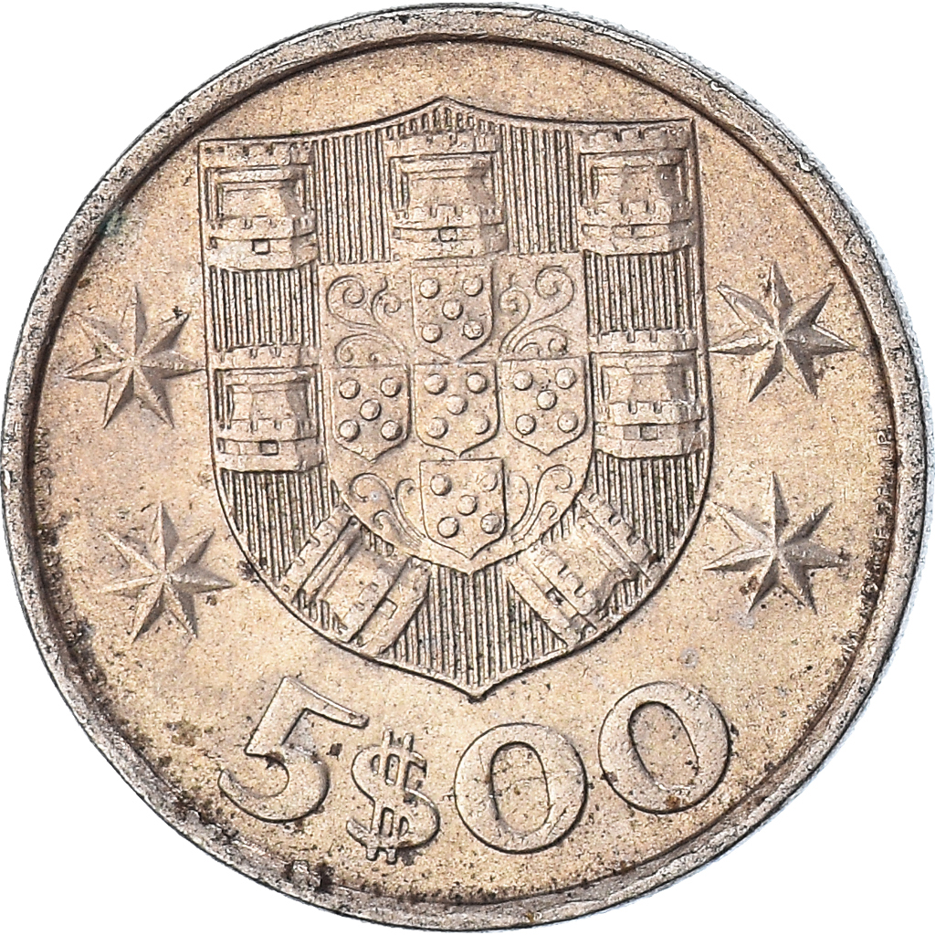 Moneda, Portugal, 5 Escudos, 1983