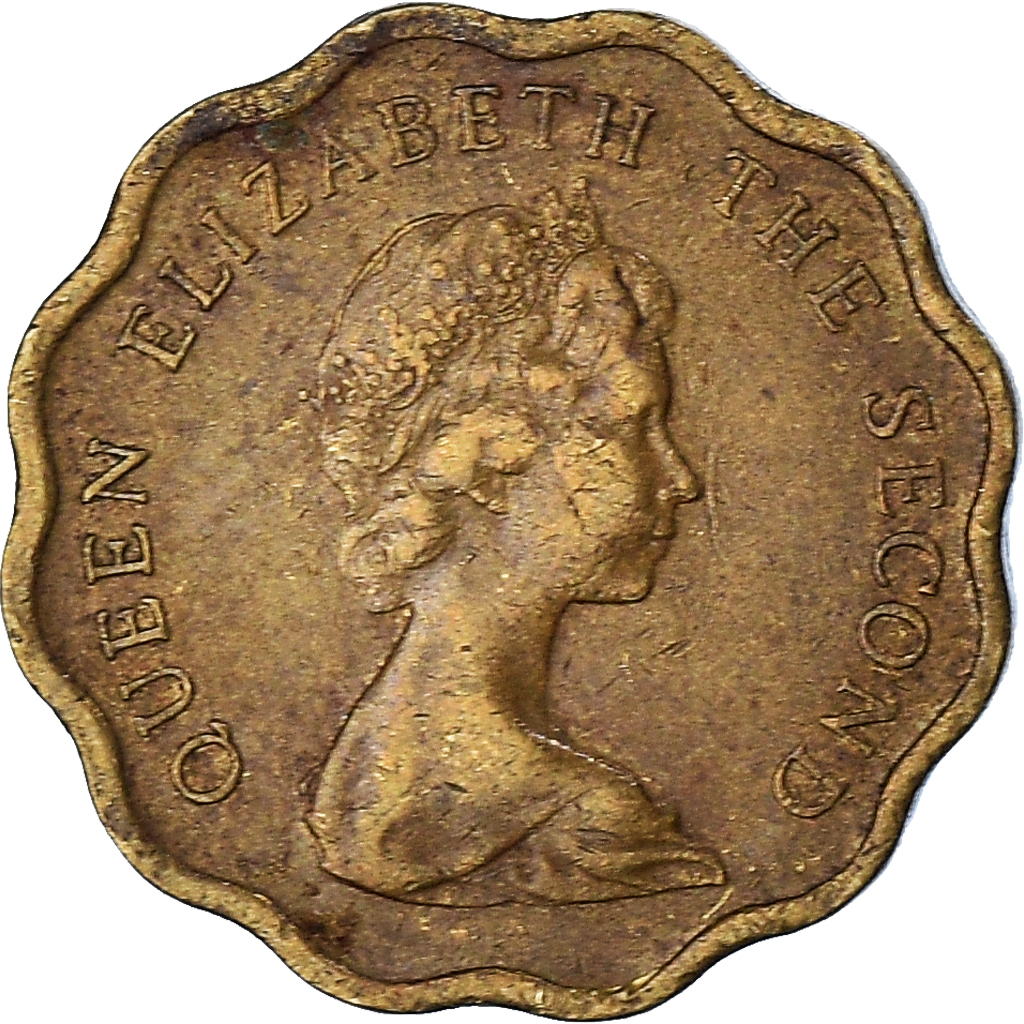 Moneda, Hong Kong, 20 Cents, 1978