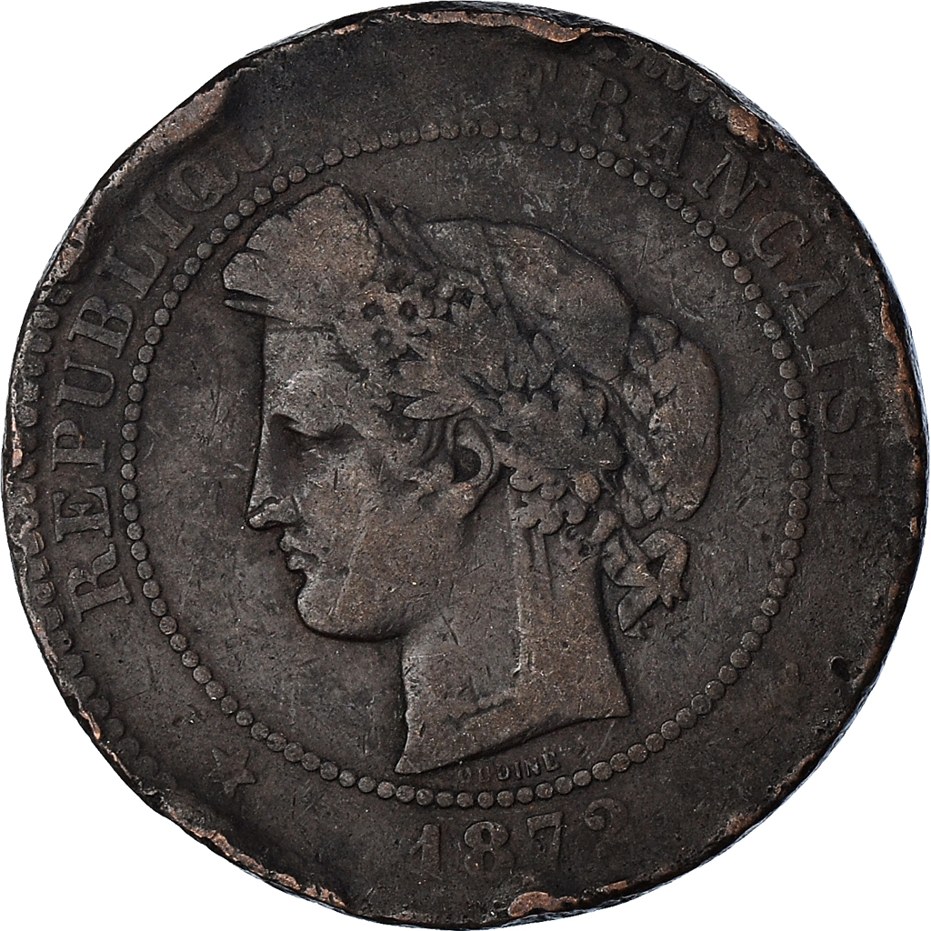 Coin, France, 10 Centimes, 1872