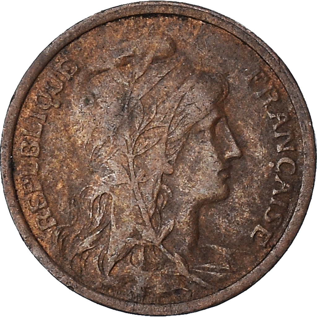Moneda, Francia, Centime, 1904