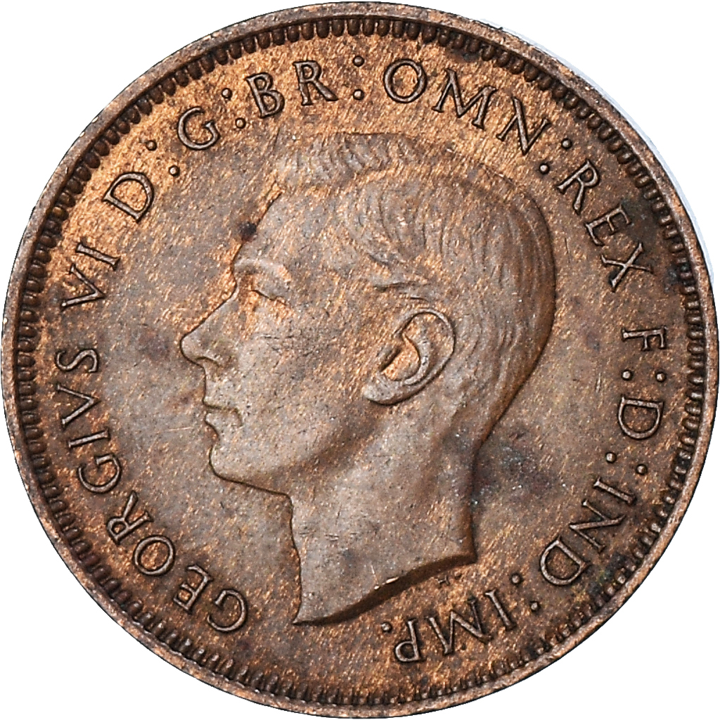 Moneda, Gran Bretaña, Farthing, 1941