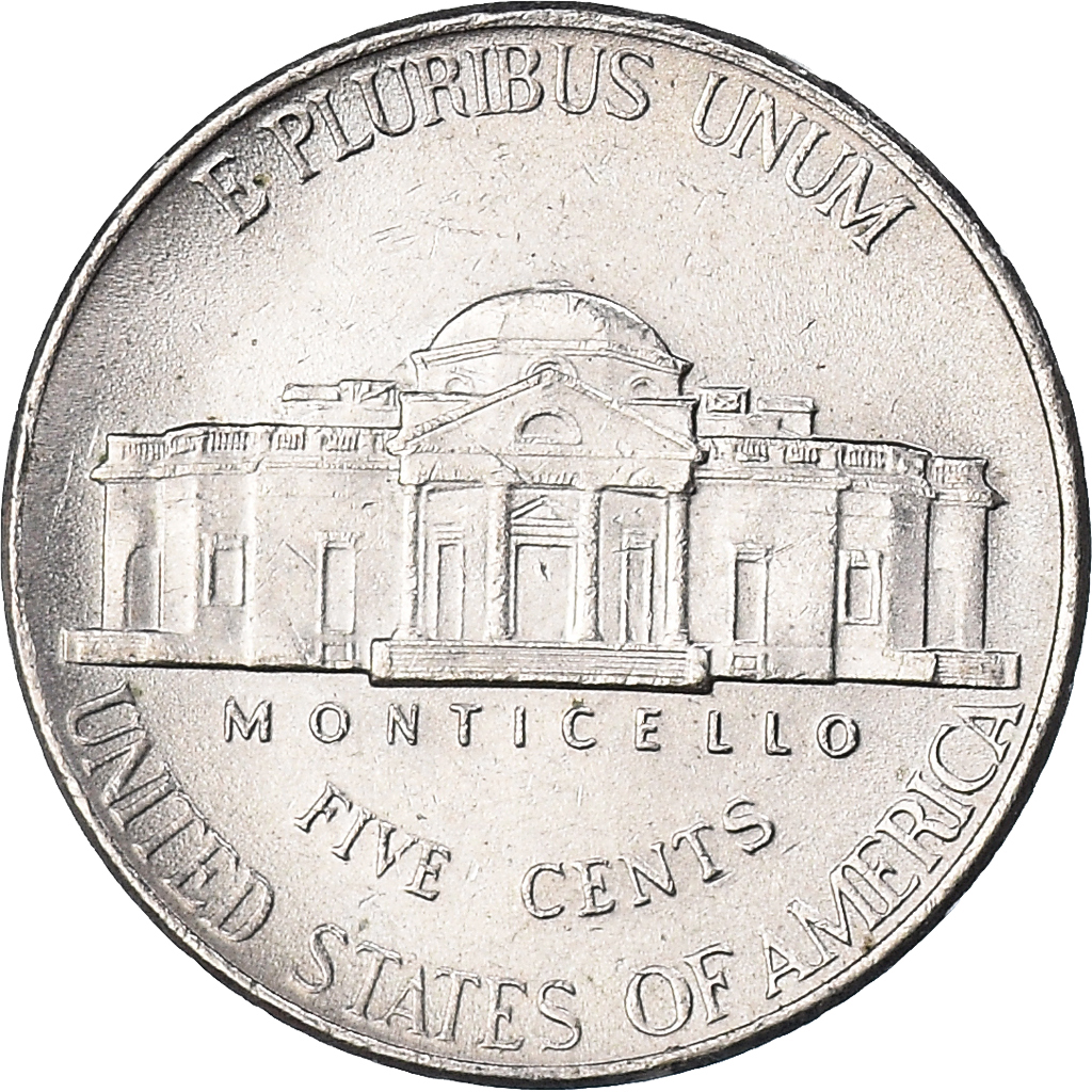 Moneda, Estados Unidos, 5 Cents, 2000