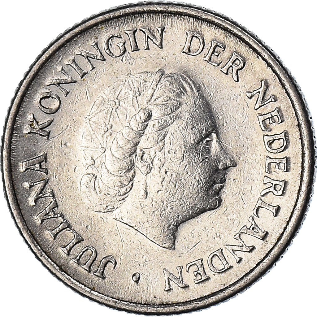 Coin, Netherlands, 25 Cents, 1955