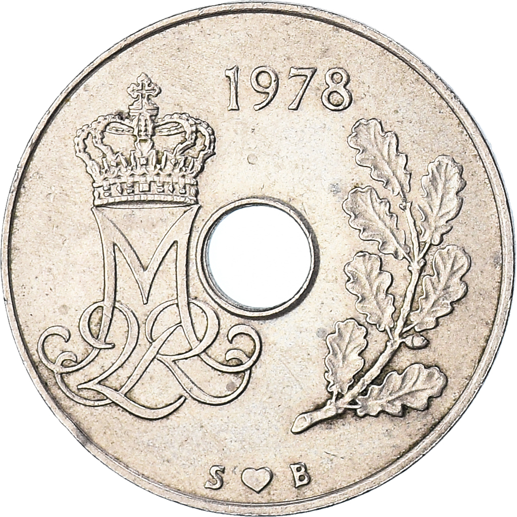 Coin, Denmark, 25 Öre, 1978