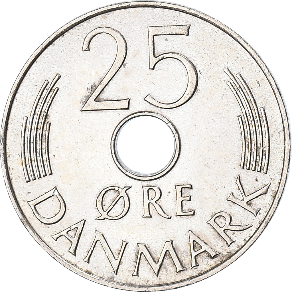 Coin, Denmark, 25 Öre, 1978
