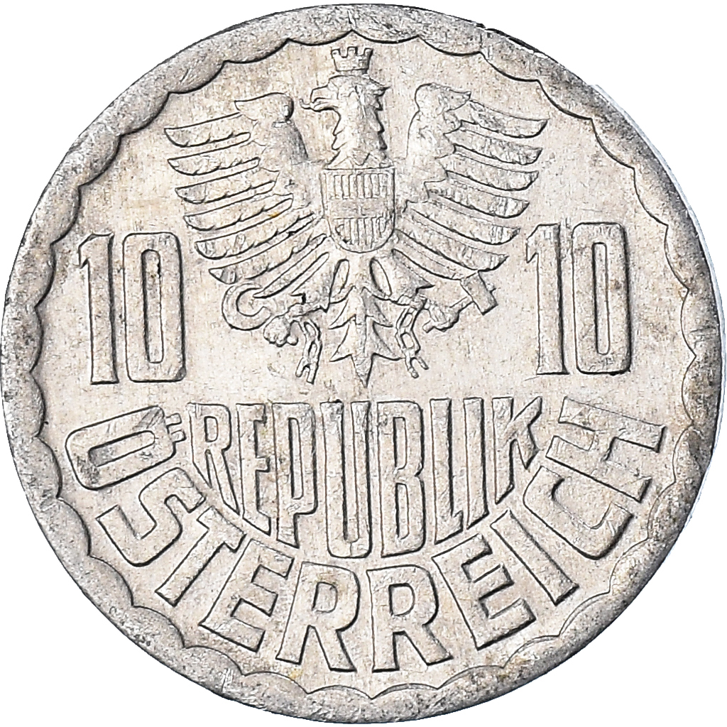 Moneda, Austria, 10 Groschen, 1982