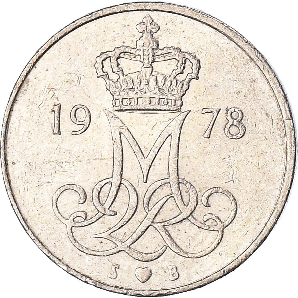 Moneda, Dinamarca, 10 Öre, 1978