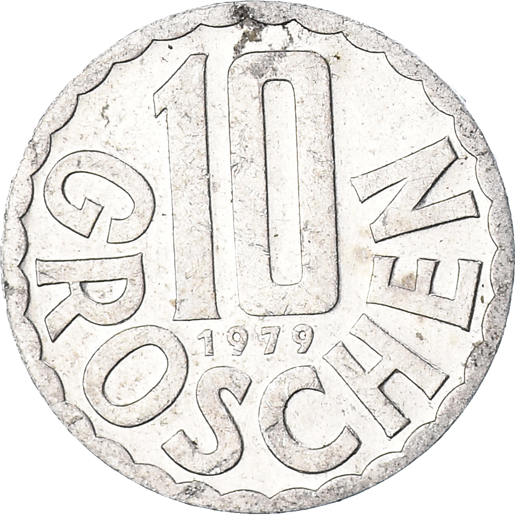 Moneda, Austria, 10 Groschen, 1979