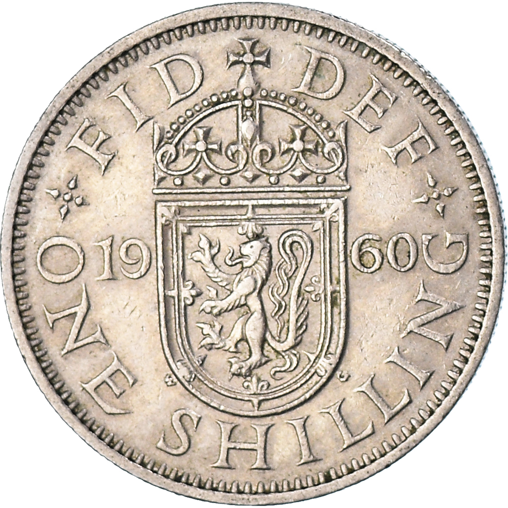 Moneda, Gran Bretaña, Shilling, 1960