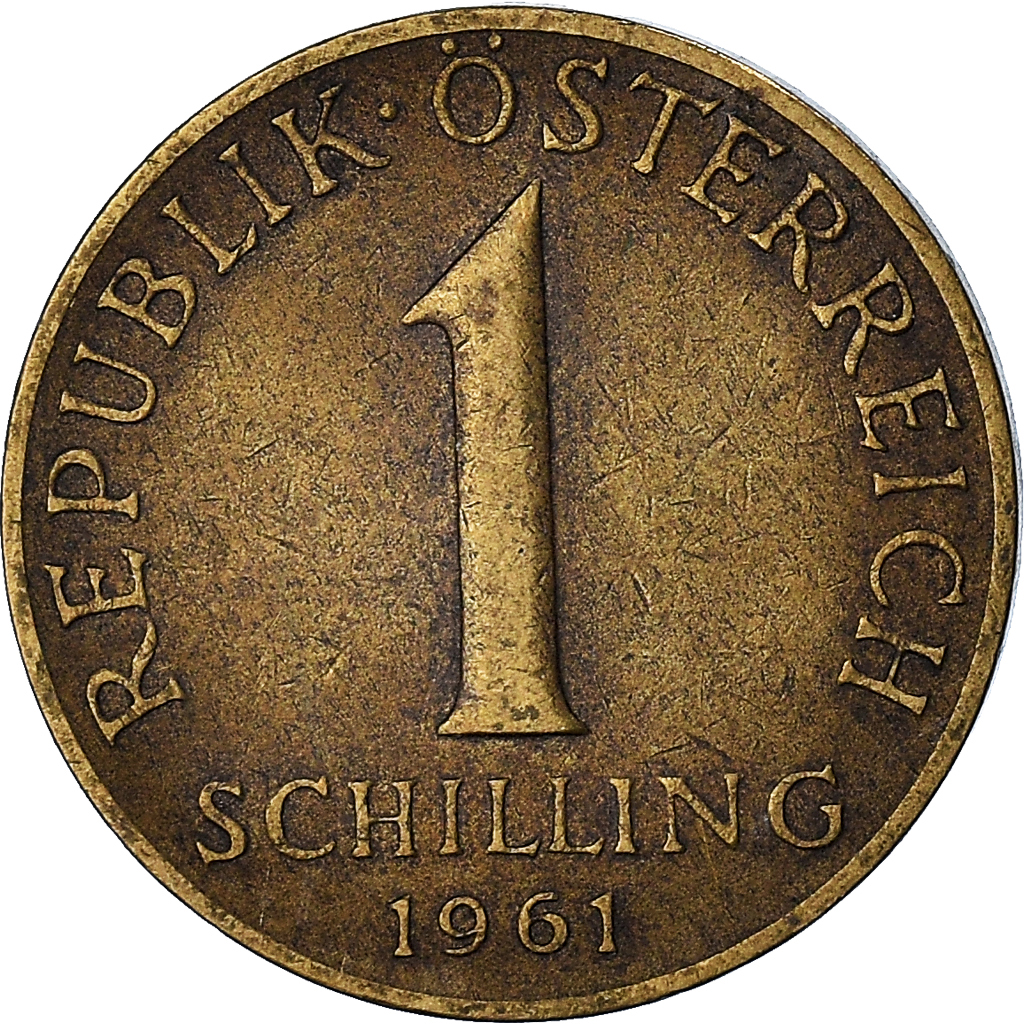 Moneda, Austria, Schilling, 1961