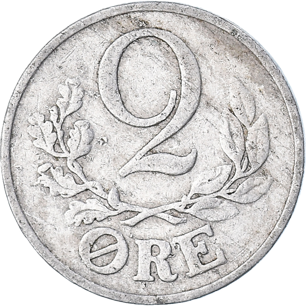 Moneda, Dinamarca, 2 Öre, 1941