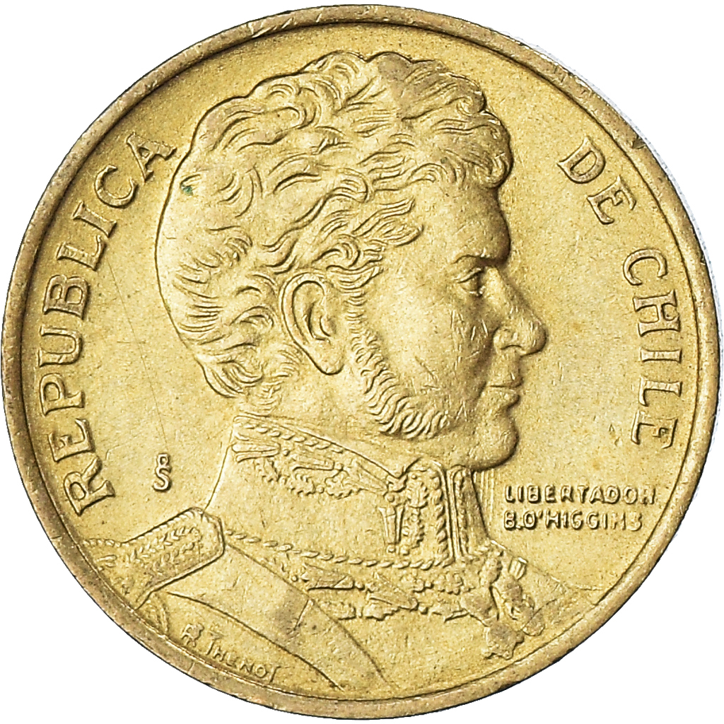 Moneda, Chile, 10 Pesos, 1996