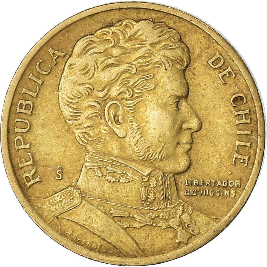 Moneda, Chile, 10 Pesos, 1994