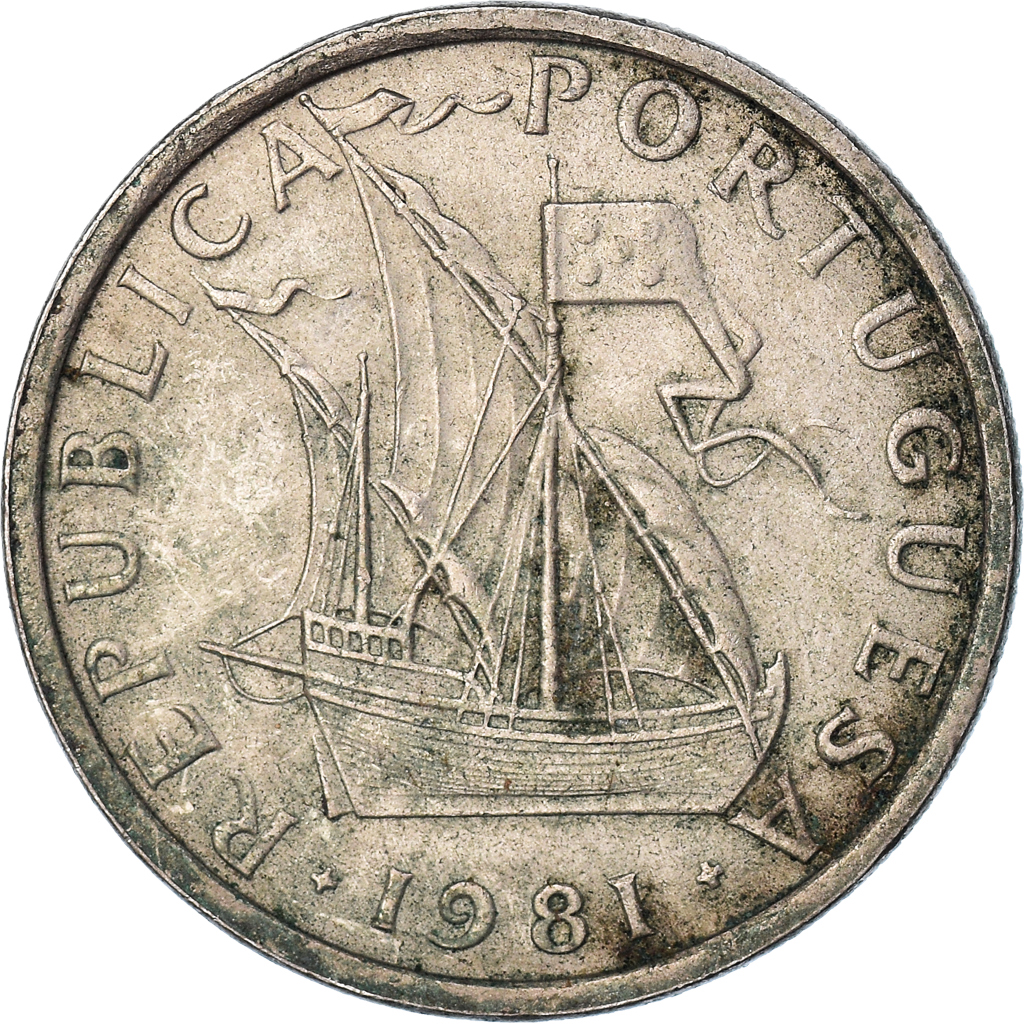 Moneda, Portugal, 5 Escudos, 1981