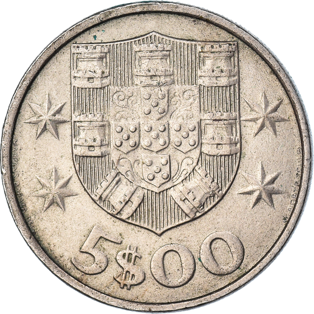 Moneda, Portugal, 5 Escudos, 1981