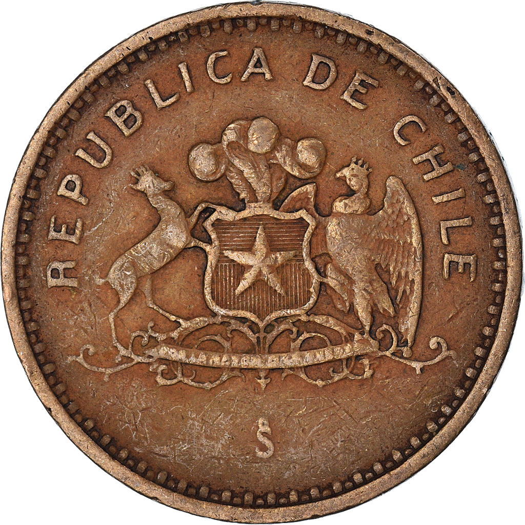 Moneda, Chile, 100 Pesos, 1986