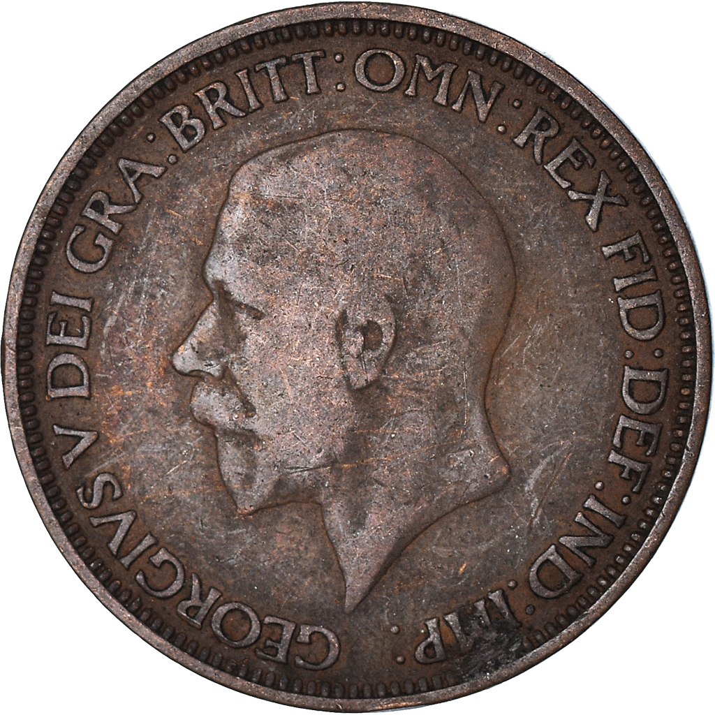 Moneda, Gran Bretaña, 1/2 Penny, 1930