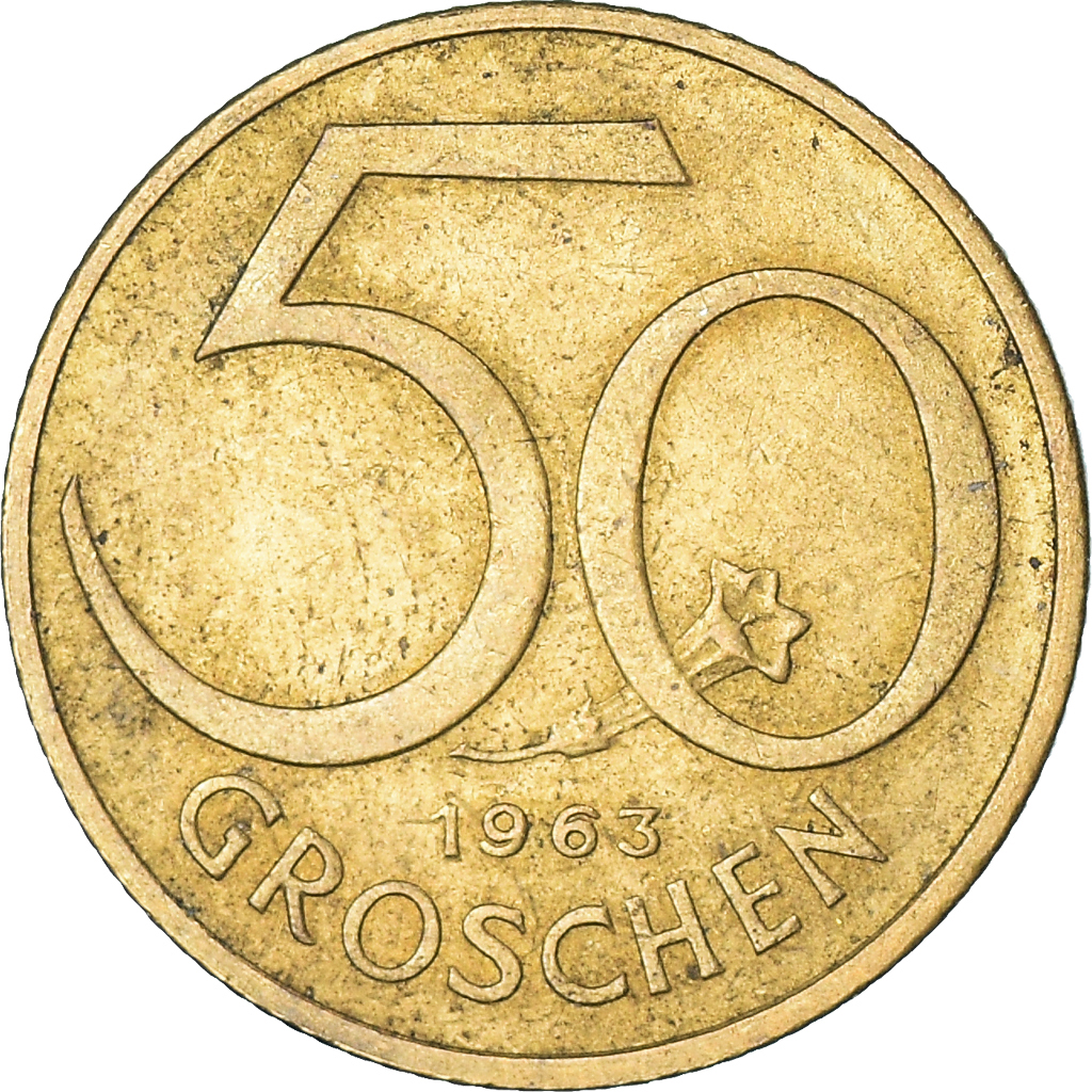 Moneda, Austria, 5 Groschen, 1963
