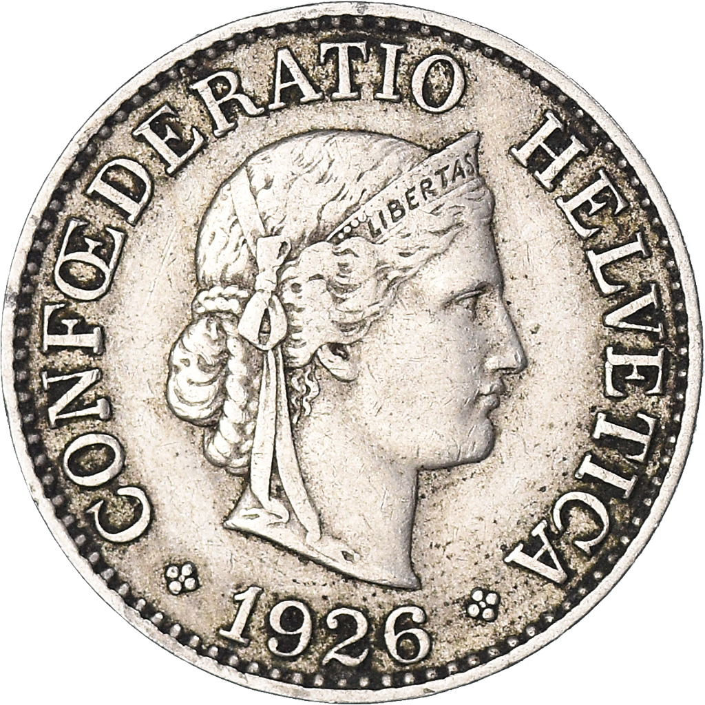 Moneda, Suiza, 10 Rappen, 1926