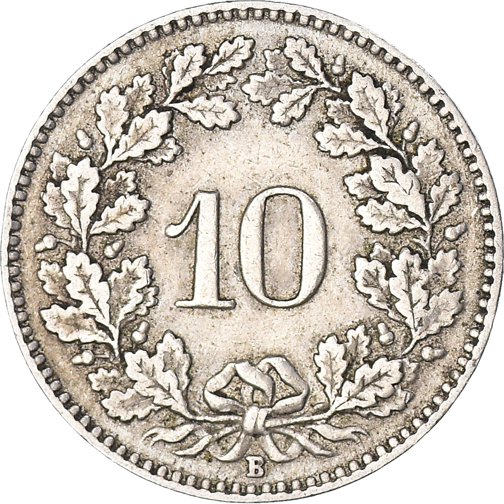 Moneda, Suiza, 10 Rappen, 1926
