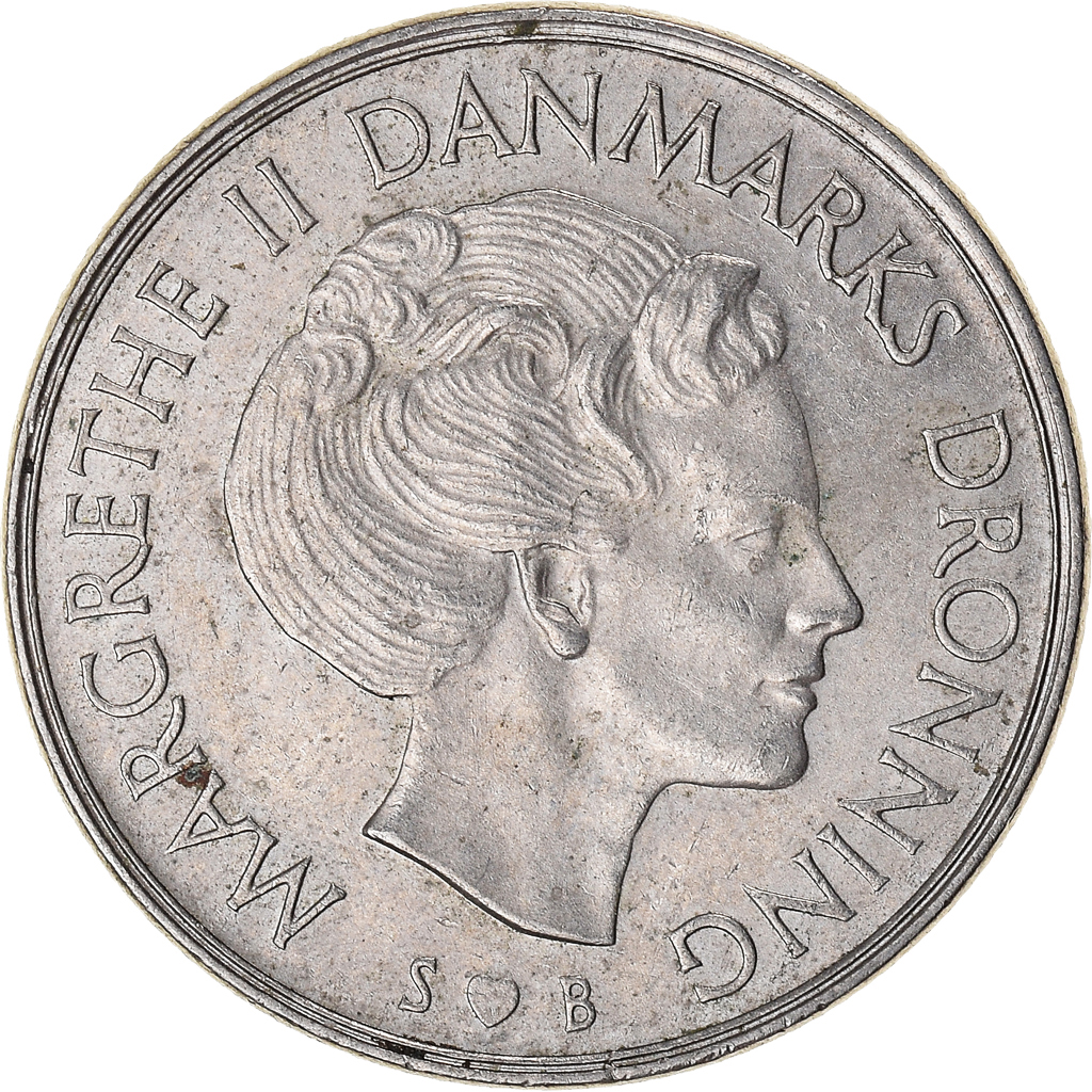 Moneda, Dinamarca, Krone, 1973