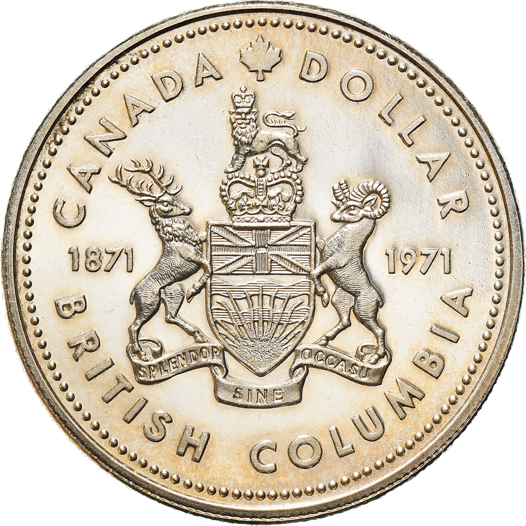 Coin, Canada, Elizabeth II, Dollar, 1971, Royal Canadian Mint, Ottawa, 